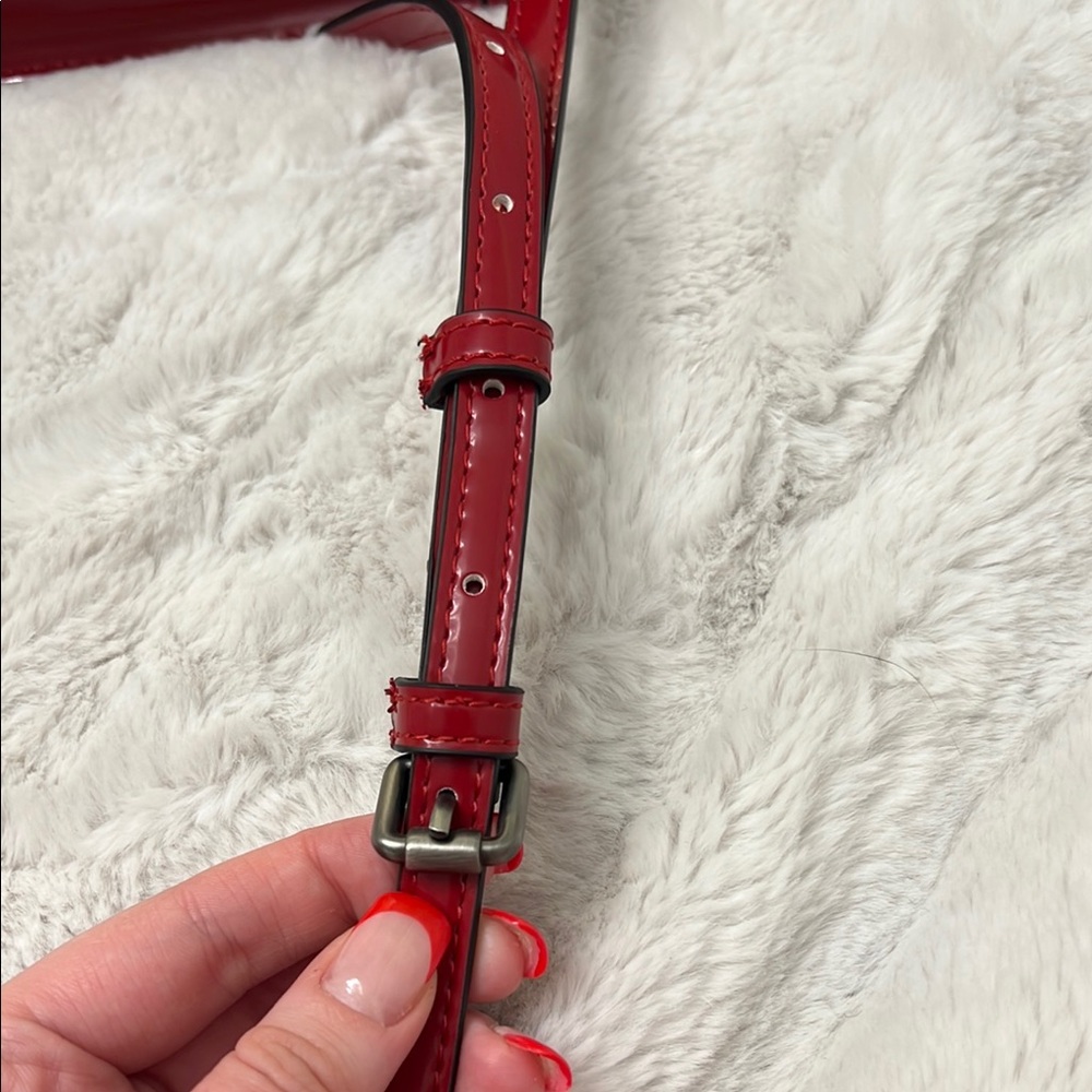 Just Cavalli Red Leather Women's Bag - Picture 7 of 7